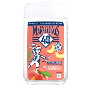 Dušas želeja Le Petit Marseiliais Peche Blanche BIO & Nectarine BIO 250ml (Francija)