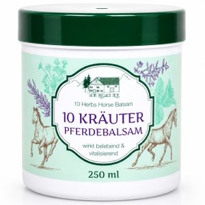 Zirgubalzāms ar 10 zālītēm 250ml (Vācija)
