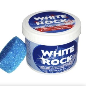 Universāla virsmu tīrīšanas-pulēšanas Baltā akmens pasta ar švammi 400gr (Vācija)