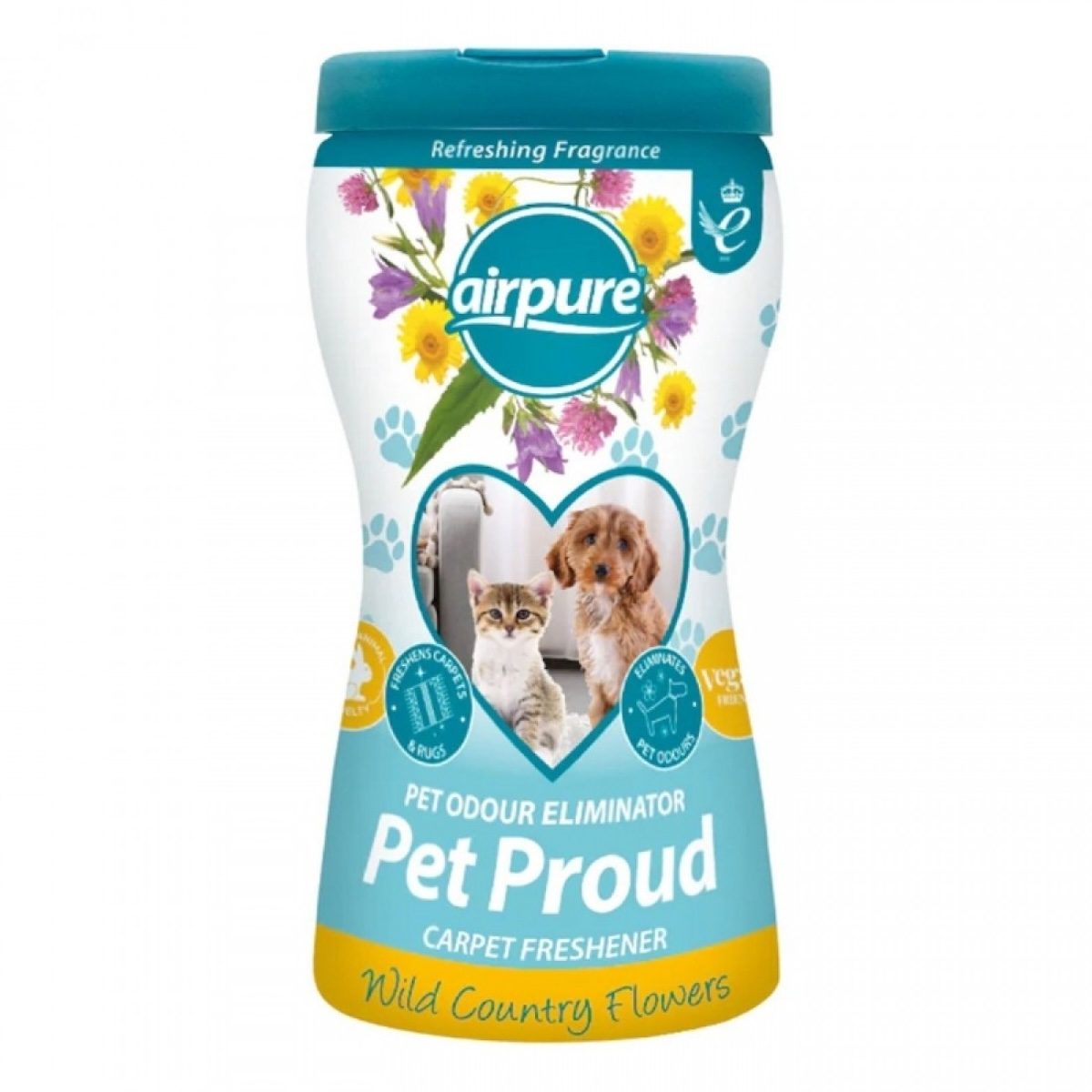 Dzīvnieku aromātu neitralizētājs paklājiem Airpure 500gr (UK)