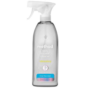 Method Daily Shower Cleaner Ylang Ylang dušas ikdienas uzkopšanas līdzeklis pret kaļķa nosēdumiem 828ml, (Beļģija)