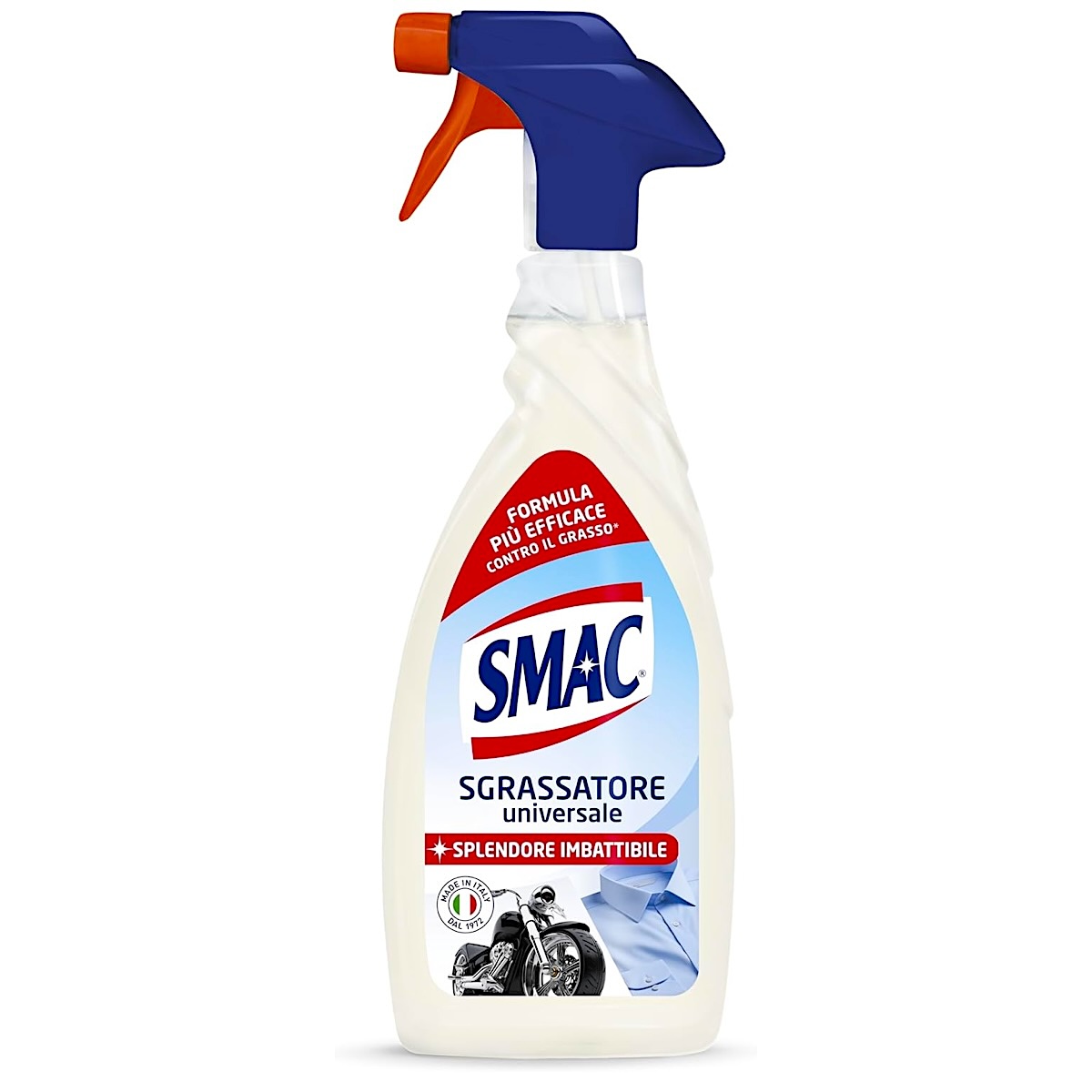 Universāls attaukojošs virsmu tīrīšanas un traipu izņemšanas līdzeklis Smac 650ml (Itālija)