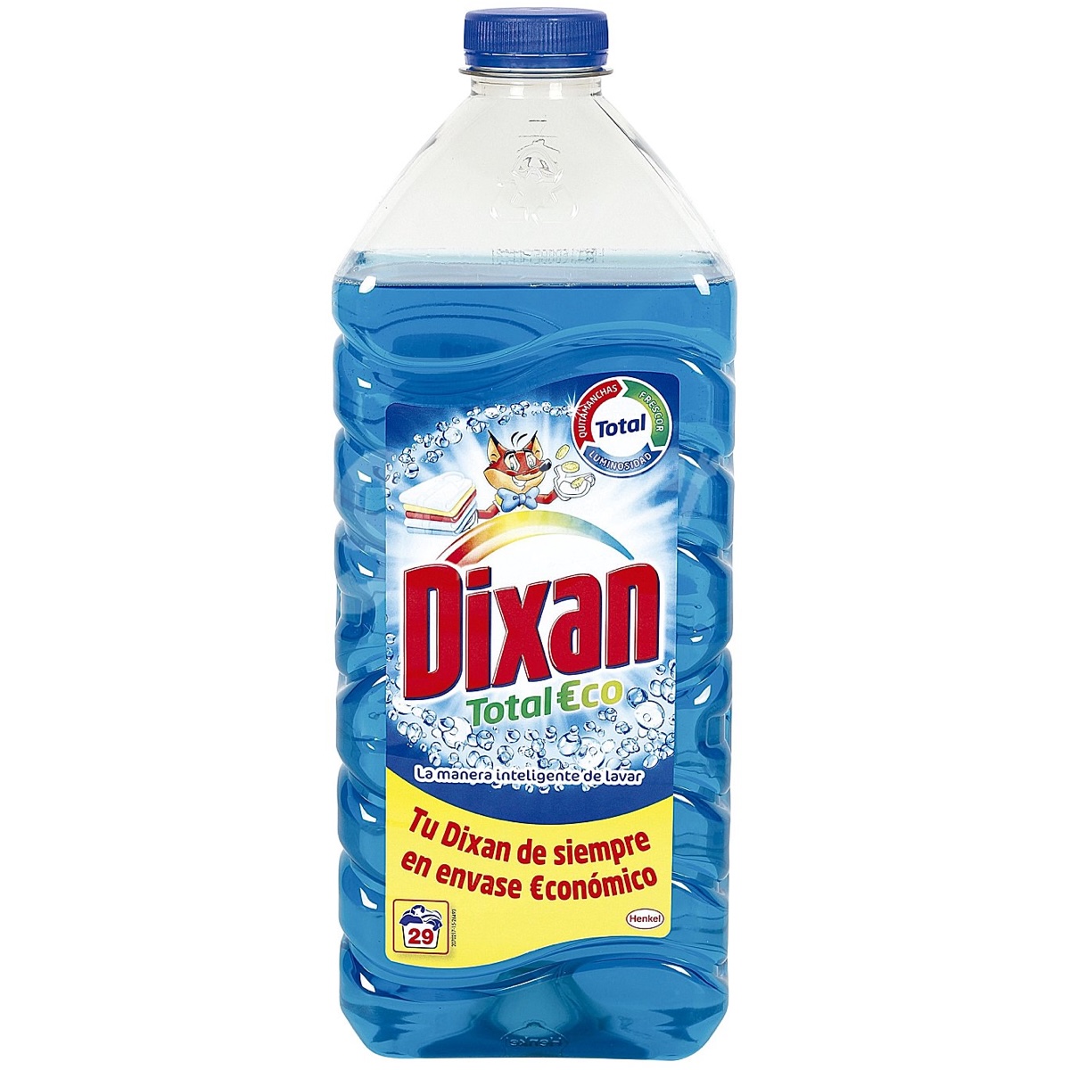 Veļas mazgāšanas līdzeklis Dixan Total Eco UNIVERSĀLS, 29x, 1.798L