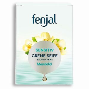 Krēmziepes Fenjal JUTĪGAI ādai ar mandeļu eļļu, 100gr (Vācija)