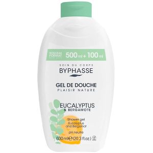 Dušas želeja Byphasse BERGAMOTS & EIKALIPTS 600ml (Spānija)