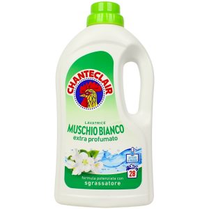 CHANTECLAIR universãls veļas mazgäšanas līdzeklis ar baltă muskusa smaržu 28x, 1260 ml.