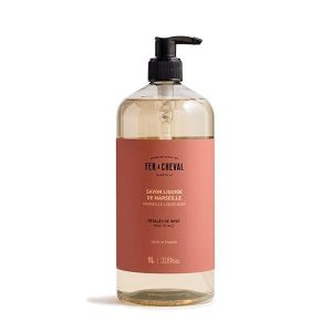 Fer-a-Cheval šķidrās Marseļas ziepes Rose Petals 1L (Francija)