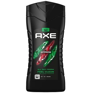 Dušas želeja/šampūns AXE Africa 3in1 250 ml (Vācija)