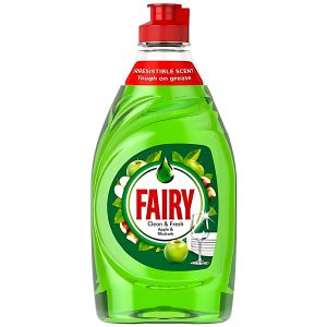 trauku mazgāšanas līdzeklis Fairy ābols un rabarbers 320ml (UK)