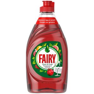 Trauku mazgāšanas līdzeklis Fairy granātābols un greipfrūts 320ml (UK)
