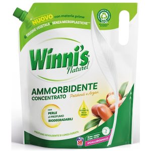 Hipoalerģisks veļas mīkstinātājs Winnis Argāns 50x 1250 ml (Itālija)
