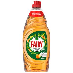 Trauku mazgāšanas līdzeklis Fairy apelsīns un juzu 645ml (Beļģija)