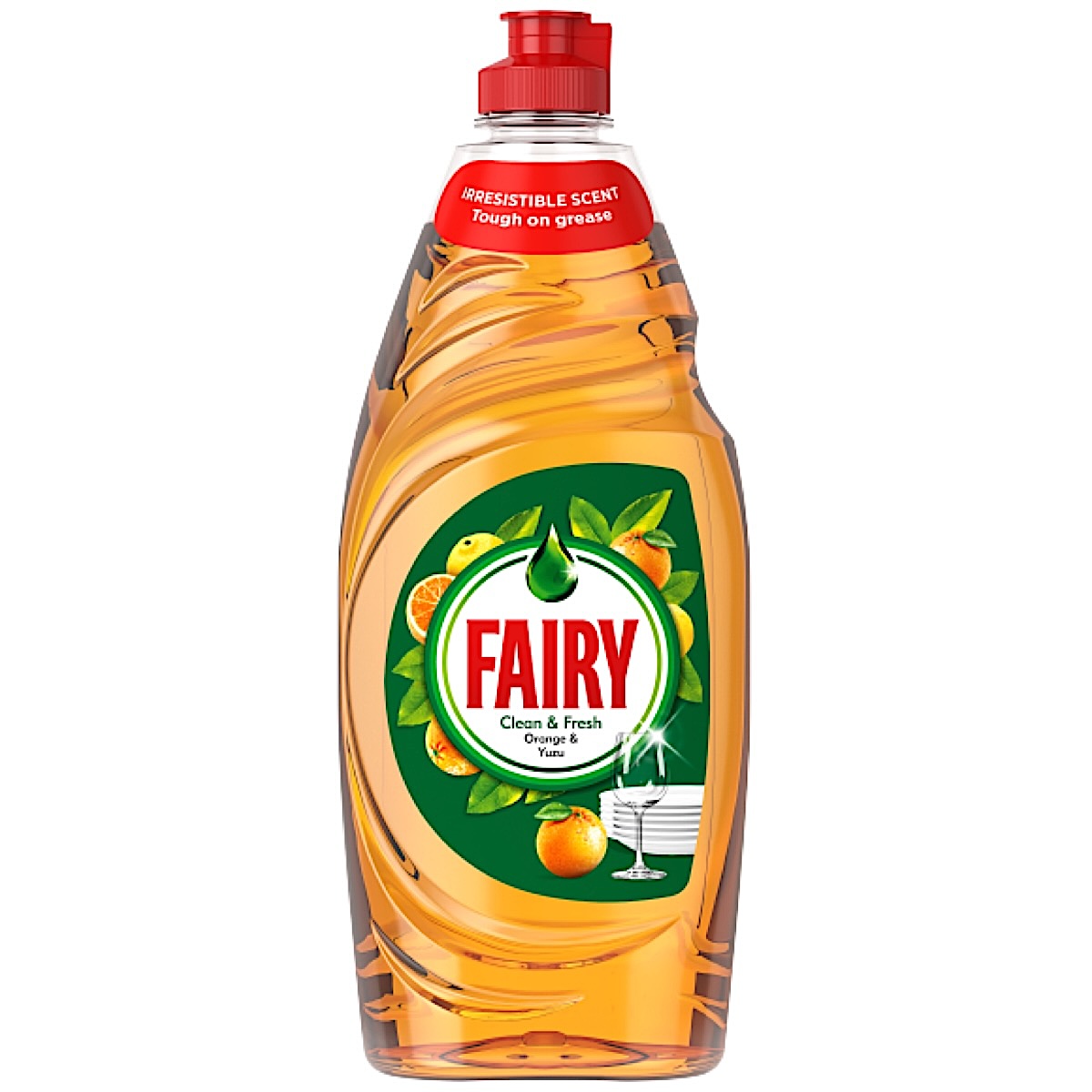 Trauku mazgāšanas līdzeklis Fairy apelsīns un juzu 645ml (Beļģija)